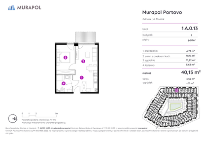 Mieszkanie w inwestycji: Murapol Portovo etap II