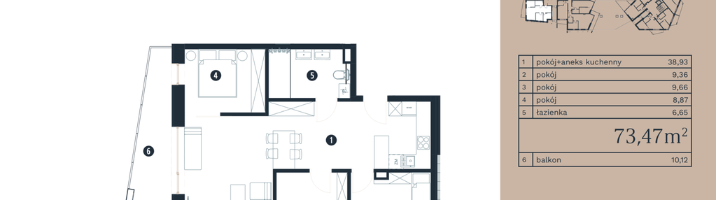 Mieszkanie w inwestycji: Pratum Apartamenty Etap I