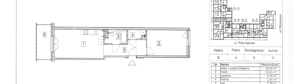 Mieszkanie w inwestycji: Apartamenty Przy Agorze 6