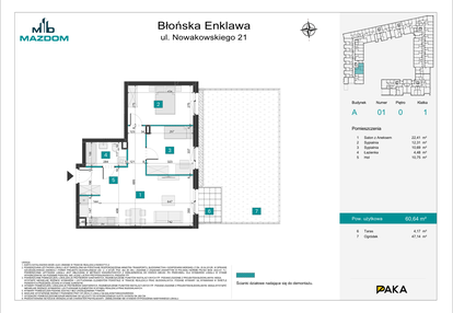 Mieszkanie w inwestycji: Błońska Enklawa