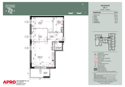 Mieszkanie w inwestycji: Wspólnota Mieszkaniowa Gajowa 72