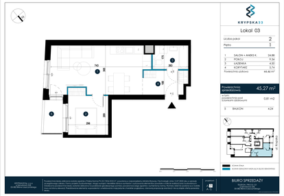 Mieszkanie w inwestycji: Krypska 33