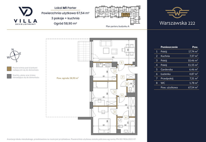 Mieszkanie w inwestycji: Warszawska 222
