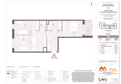 Mieszkanie w inwestycji: Apartamenty Józefińska