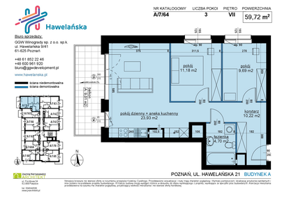 Mieszkanie w inwestycji: Osiedle Hawelańska etap III - bud. A