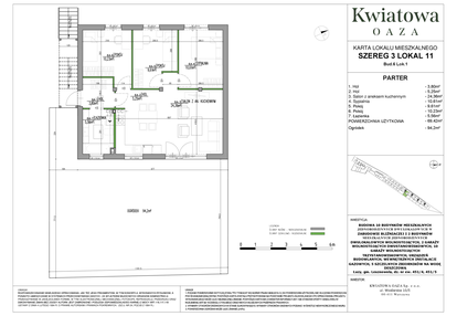 Mieszkanie w inwestycji: Kwiatowa Oaza