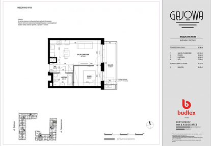 Mieszkanie w inwestycji: Gajowa