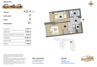 Mieszkanie w inwestycji: City Łobzów