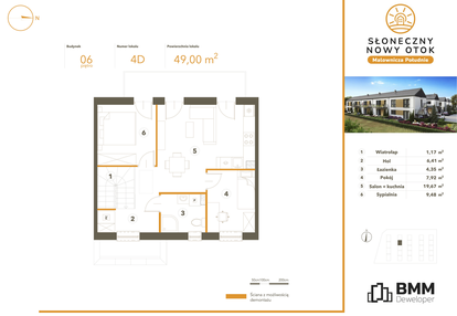 Mieszkanie w inwestycji: Słoneczny Nowy Otok - Malownicza Południe etap II