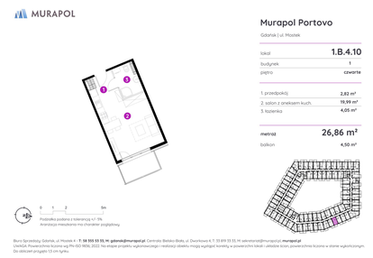 Mieszkanie w inwestycji: Murapol Portovo etap II