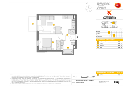 Mieszkanie w inwestycji: Apartamenty Kamieńskiego