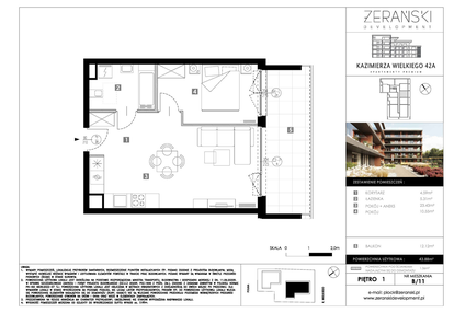 Mieszkanie w inwestycji: Kazimierza Wielkiego 42A etap II