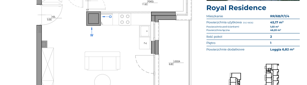Mieszkanie w inwestycji: Royal Residence 6B
