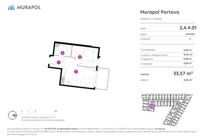 Mieszkanie w inwestycji: Murapol Portovo