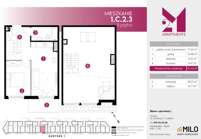 Mieszkanie w inwestycji: 2M Apartments etap IV