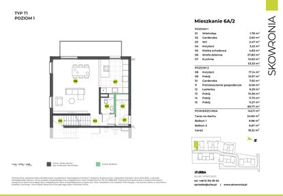 Mieszkanie w inwestycji: Skowronia