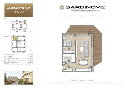 Mieszkanie w inwestycji: Sarbinove