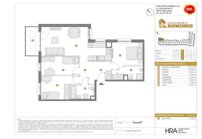 Mieszkanie w inwestycji: Apartamenty Rudnickiego