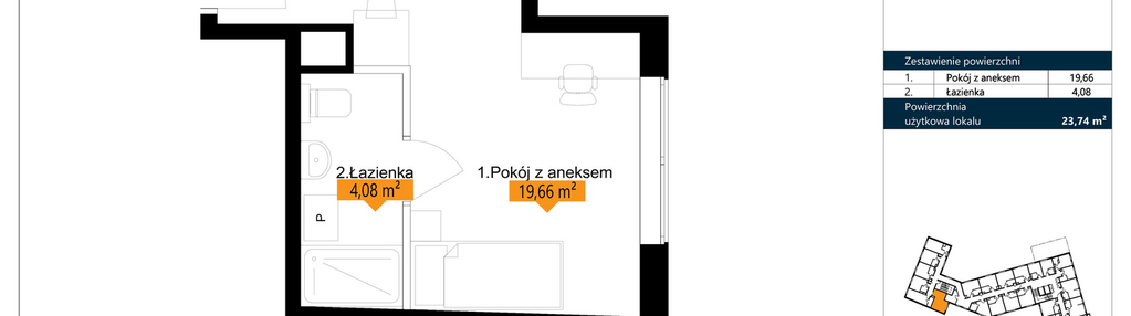 Mieszkanie w inwestycji: ŁACINA SPOT