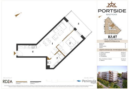 Mieszkanie w inwestycji: Portside Bałtycka