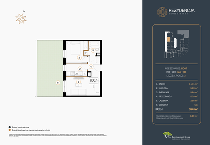 Mieszkanie w inwestycji: Rezydencja Śródmiejska