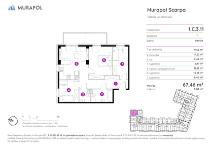 Mieszkanie w inwestycji: Murapol Scarpa