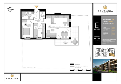 Mieszkanie w inwestycji: Belzacka Park etap III