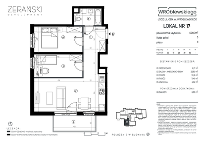 Mieszkanie w inwestycji: Wróblewskiego