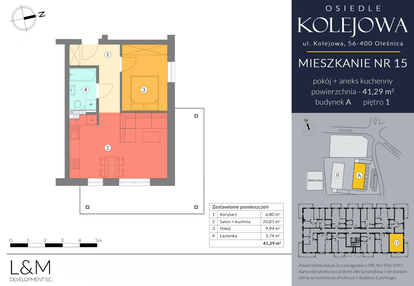 Mieszkanie w inwestycji: Osiedle Kolejowa