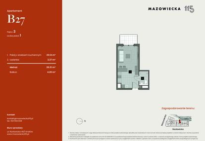 Mieszkanie w inwestycji: Mazowiecka 115
