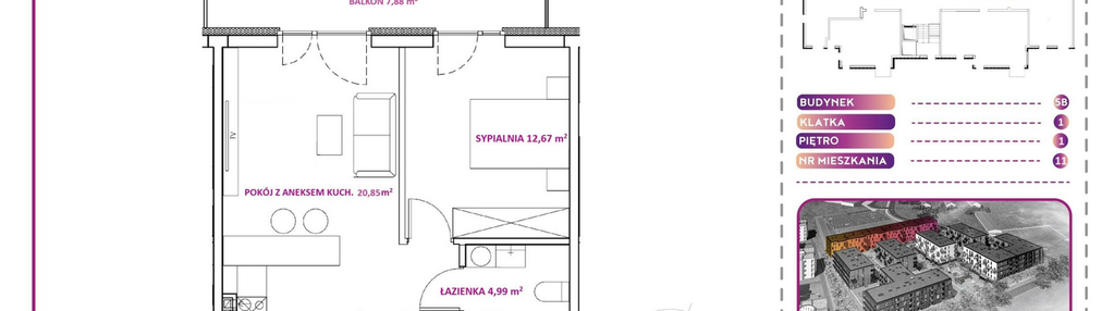 Mieszkanie w inwestycji: Geometryczna 5 - etap 3