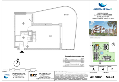 Mieszkanie w inwestycji: Aquamarina 3