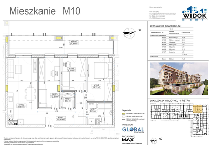 Mieszkanie w inwestycji: Apartamenty Widok Włoszczowa