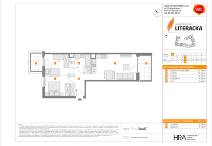 Mieszkanie w inwestycji: Apartamenty Literacka etap 2.2