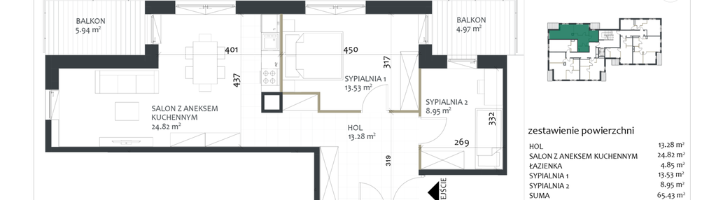 Mieszkanie w inwestycji: Sosnovia