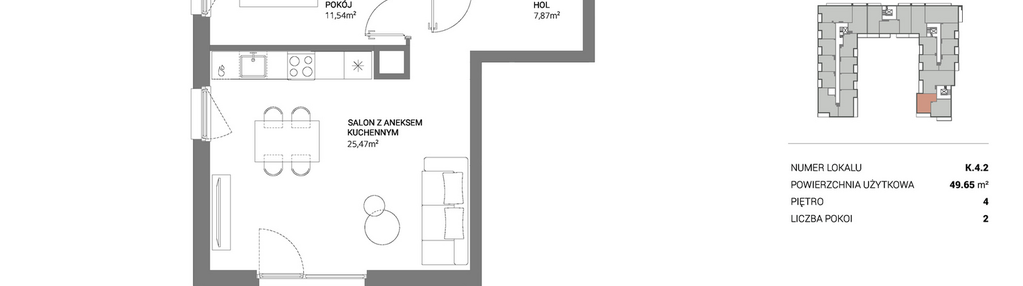 Mieszkanie w inwestycji: Łopuszańska 47 - etap 3