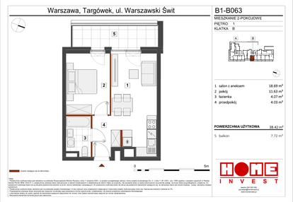 Mieszkanie w inwestycji: Warszawski Świt etap VIII