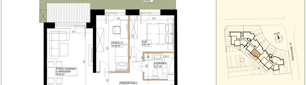 Mieszkanie w inwestycji: Waniliowa