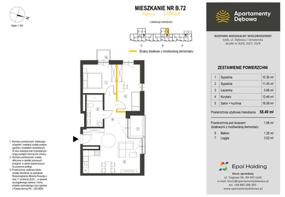 Mieszkanie w inwestycji: Apartamenty Dębowa