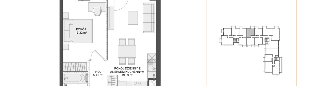 Mieszkanie w inwestycji: Osiedle Przy Błoniach 3 etap III