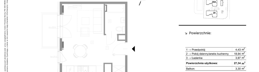 Mieszkanie w inwestycji: Strzelców 28