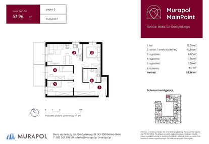 Mieszkanie w inwestycji: Murapol MainPoint