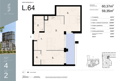 Mieszkanie w inwestycji: Sky Trust etap II - Apartamenty inwestycyjne