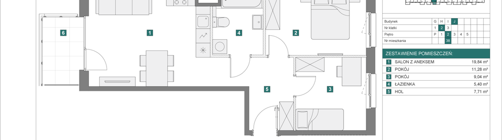 Mieszkanie w inwestycji: Apartamenty Myśliborska Park