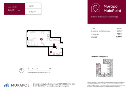 Mieszkanie w inwestycji: Murapol MainPoint