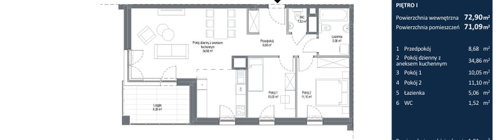 Mieszkanie w inwestycji: Bulvar Apartments - etap I