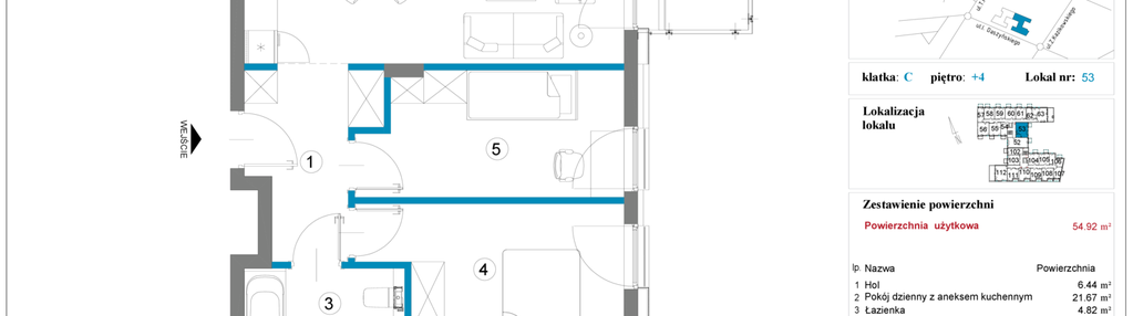 Mieszkanie w inwestycji: Daszyńskiego Square etap 2