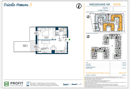 Mieszkanie w inwestycji: Osiedle Hemara - etap III bud. 2 i 3