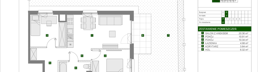 Mieszkanie w inwestycji: Osiedle Urbino etap 4.2
