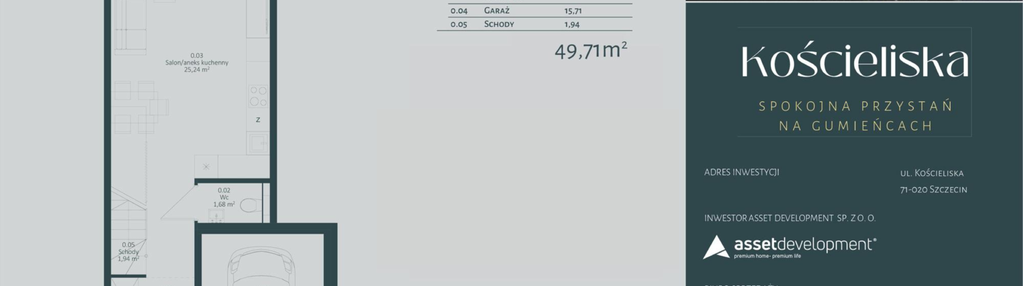 Mieszkanie w inwestycji: Kościeliska